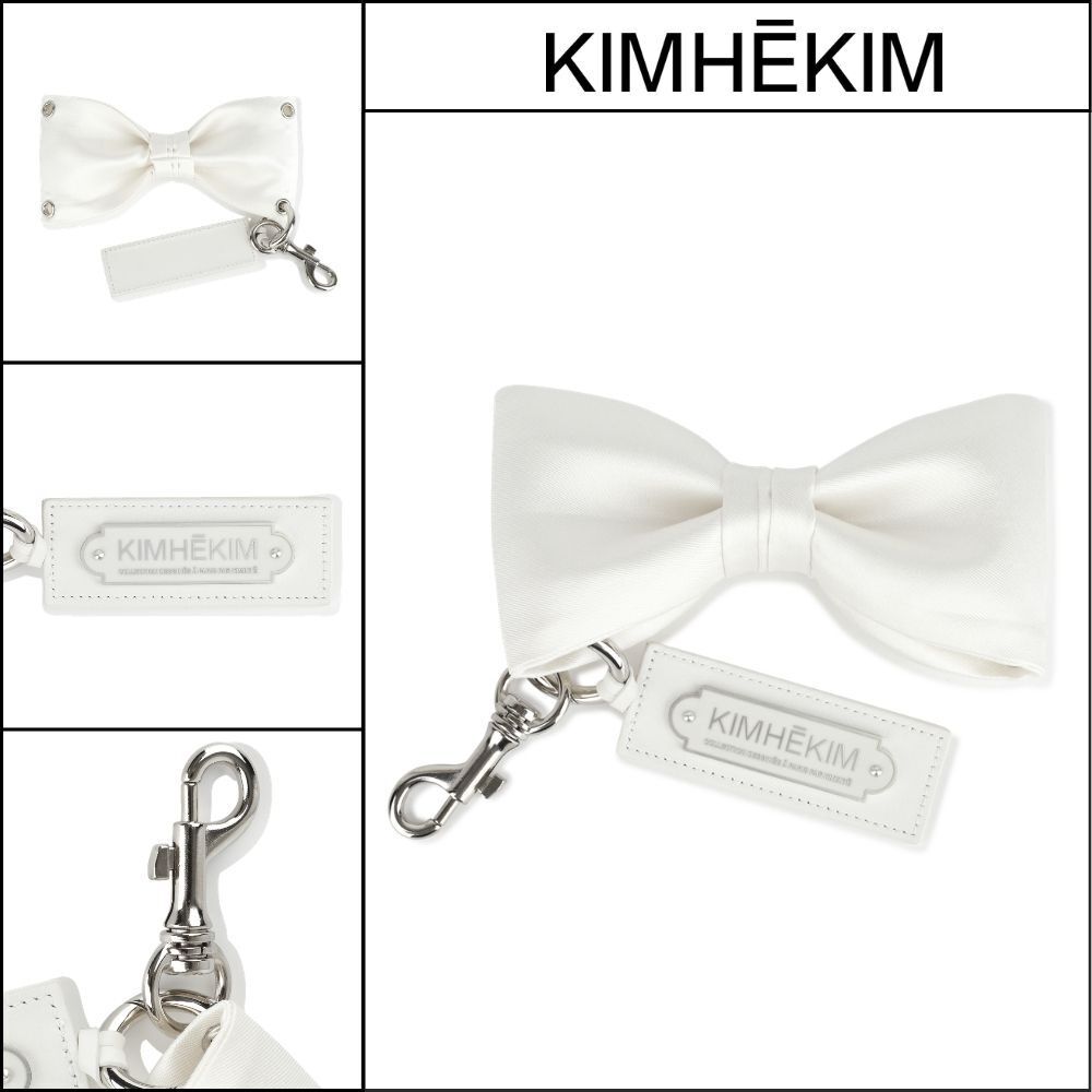 【kimhekim】Monroe Logo Key Ring White