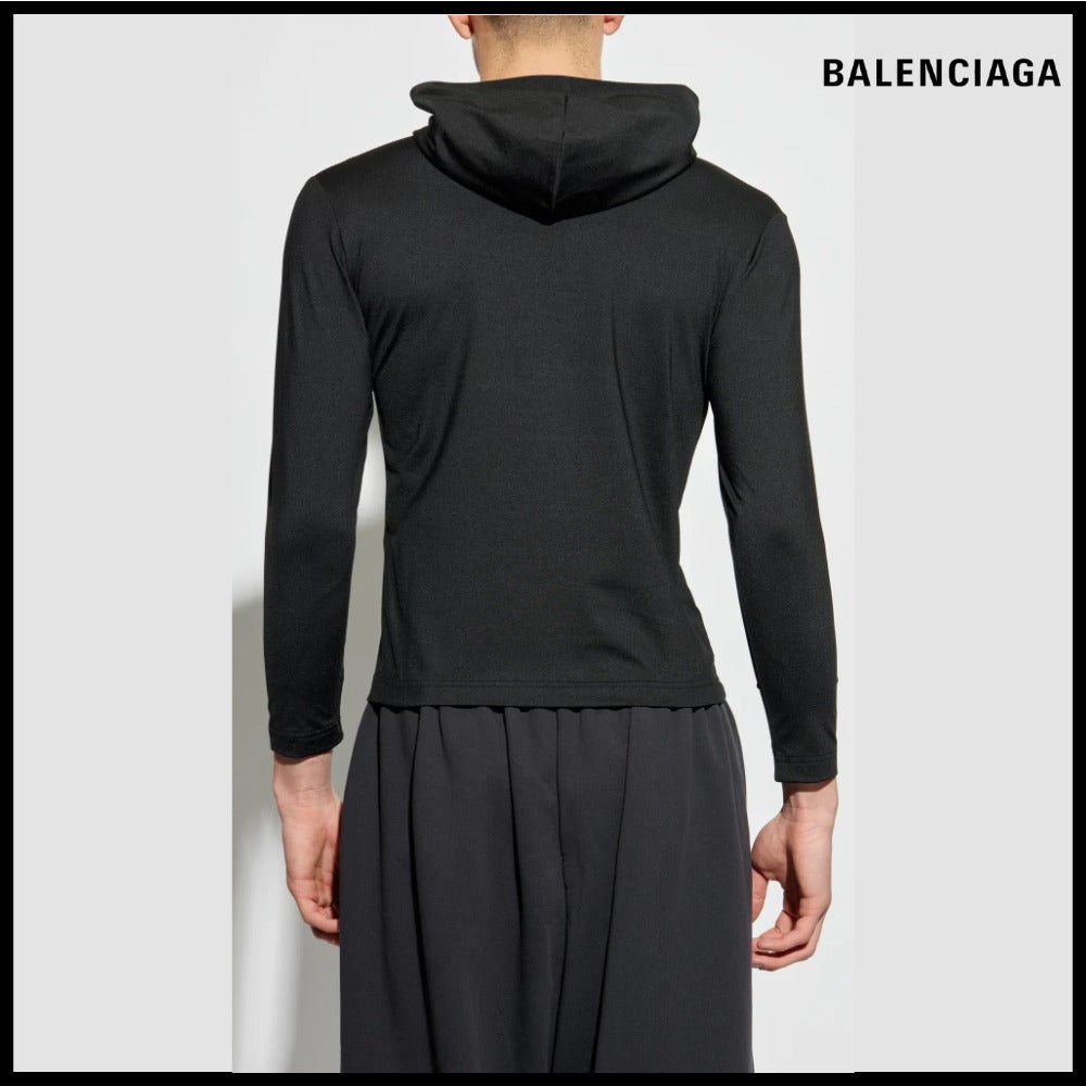 【BALENCIAGA】Under Armour Sweatsuit Hoodie Black White