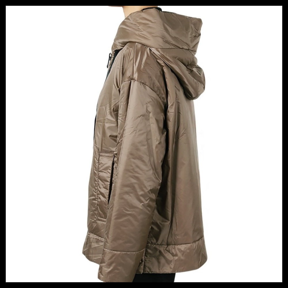 【Max Mara】Dalia Hooded Down Jacket Brown