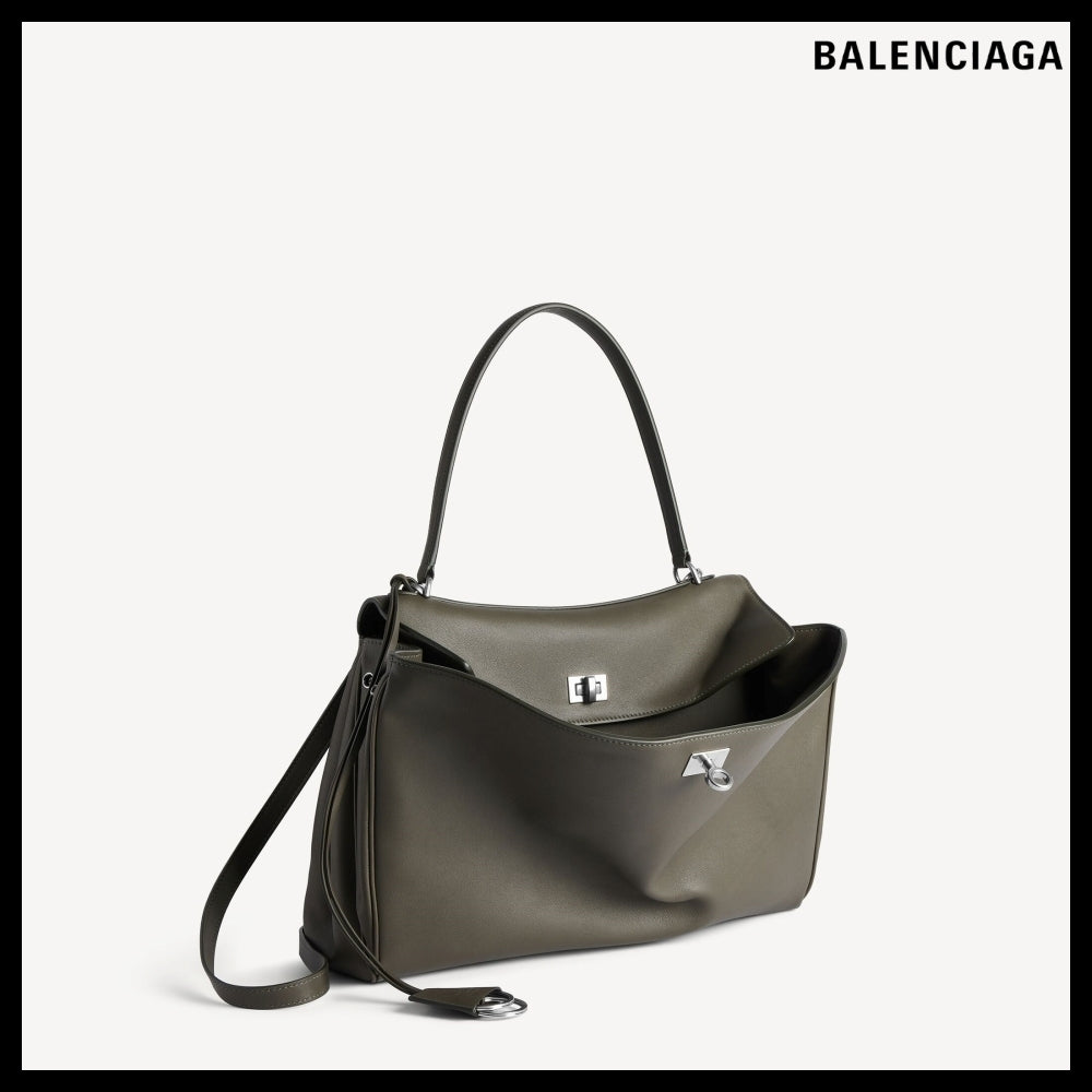 【BALENCIAGA】Rodeo Handbag Medium Khaki