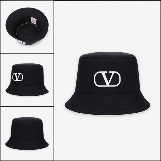 【VALENTINO】V Logo Signature Bucket Hat Black White