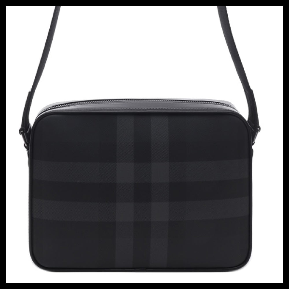 【Burberry】Men's Muswell Crossbody Bag Charcoal Casual