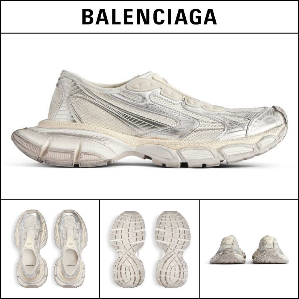 【BALENCIAGA】3XL Slip On Sneakers Eggshell