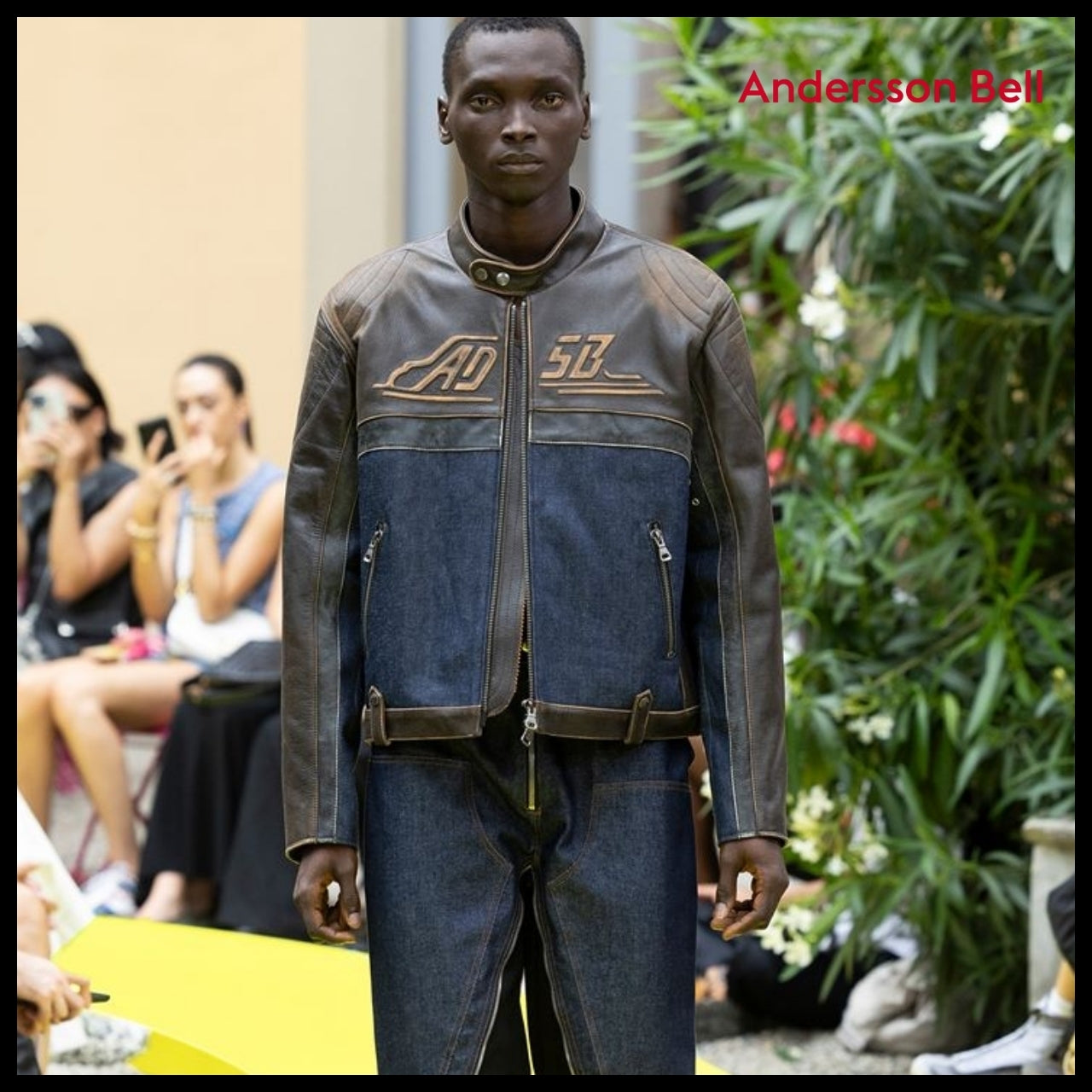 【ANDERSSON BELL】Racing Leather Jacket (2 Colors)