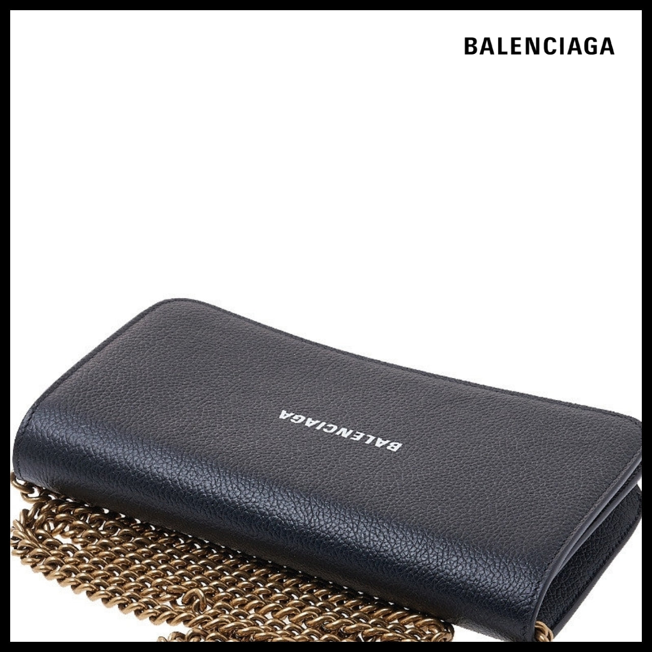 【BALENCIAGA】Flap Mini Crossbody Bag Black