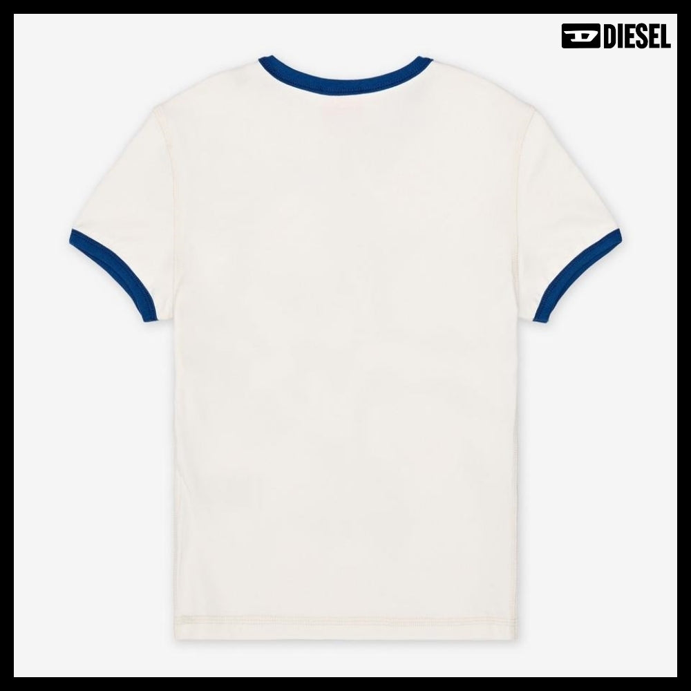【DIESEL】T-Uncutie Long-S1 Short Sleeve T-Shirt - Off White