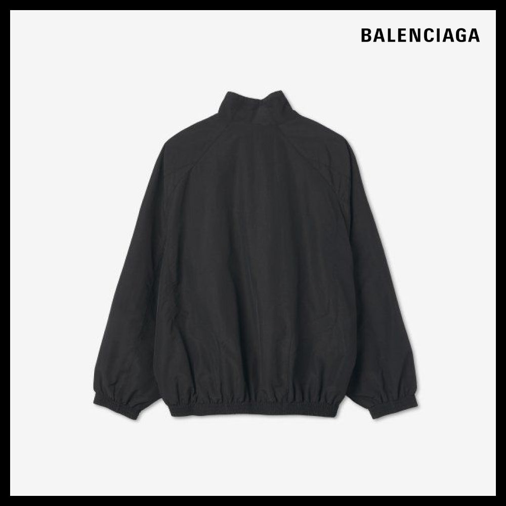 【BALENCIAGA】3B Sports Icon Pullover Tracksuit Jacket Black