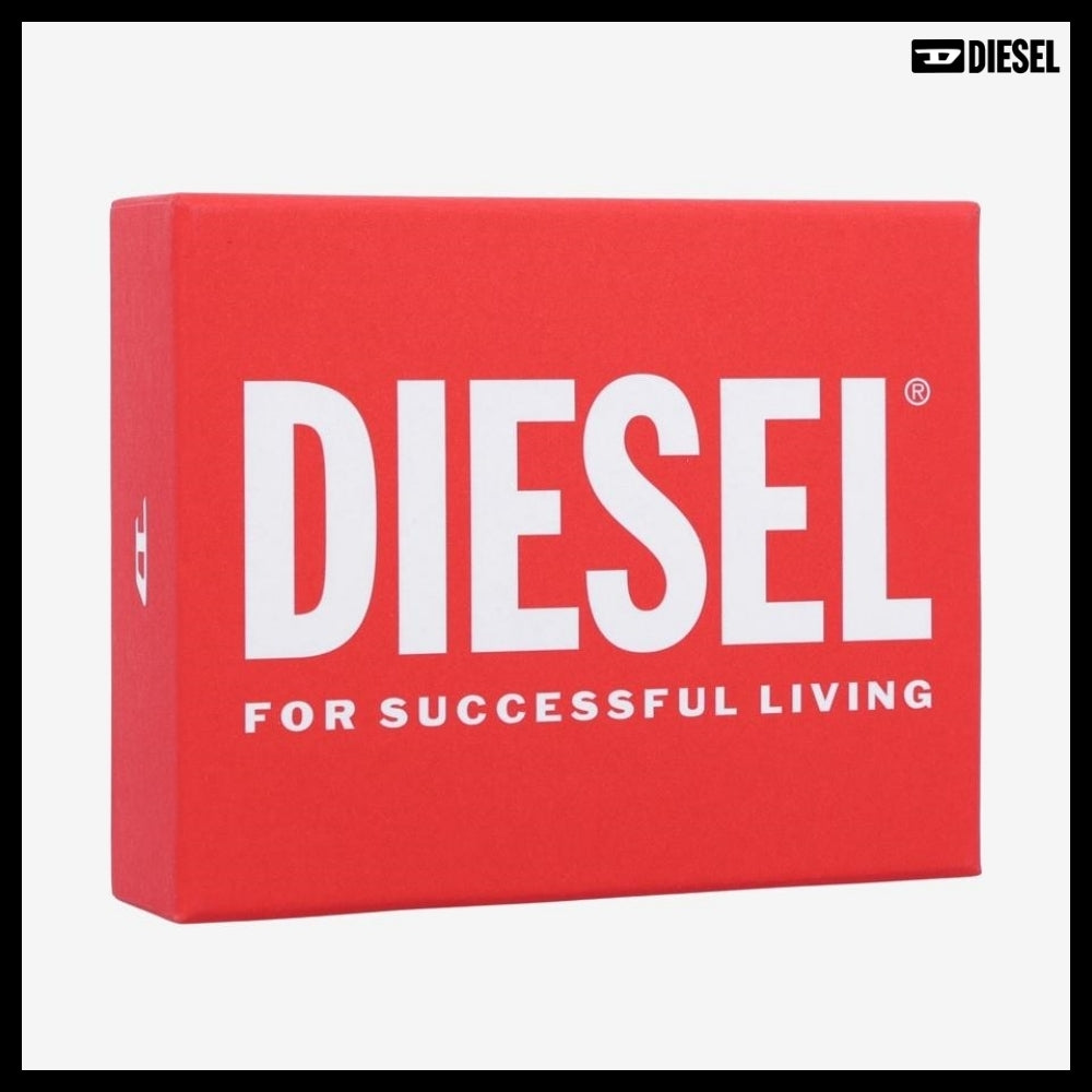 【DIESEL】1DR IV Card Holder Silver