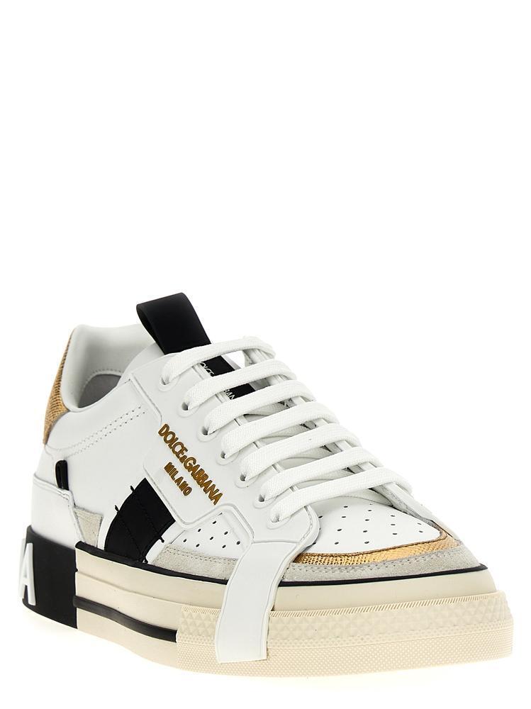 【Dolce & Gabbana】Calfskin 2.Zero Custom Sneakers