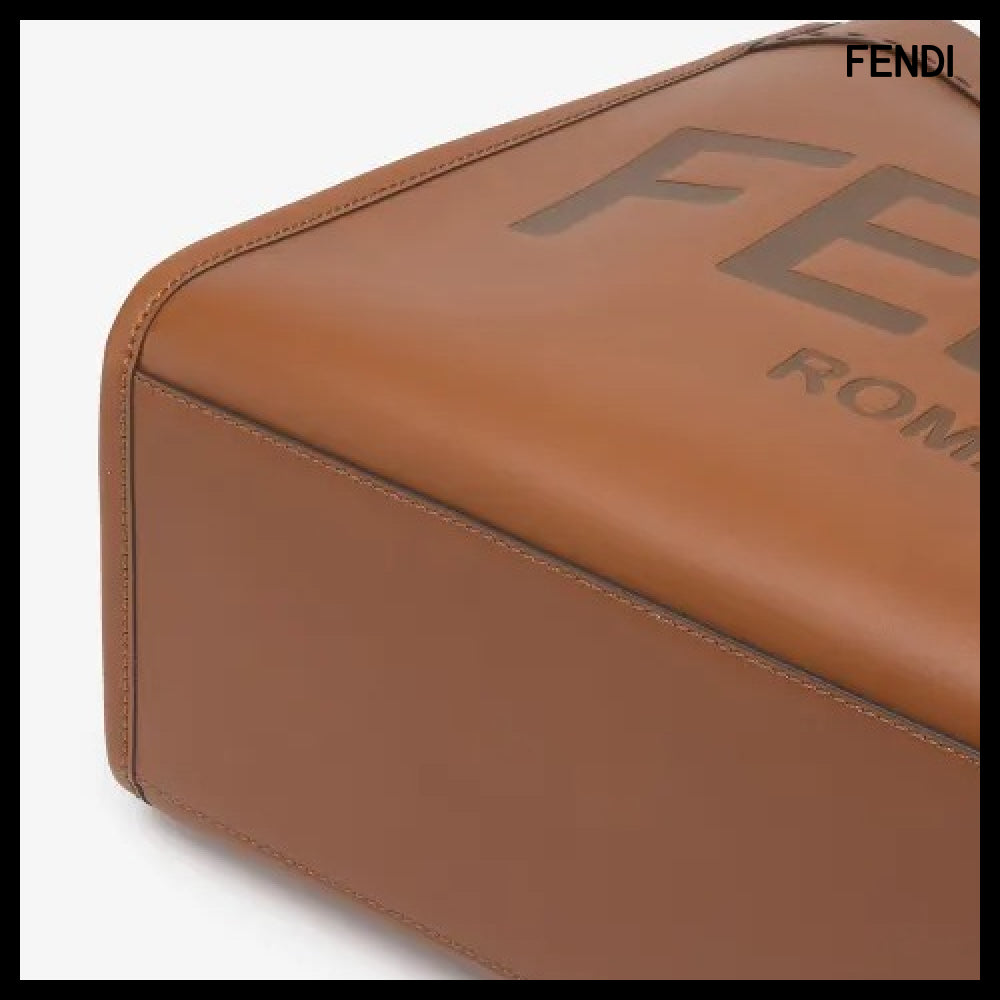 【FENDI】Medium Fendi Sunshine Tote Bag Brown