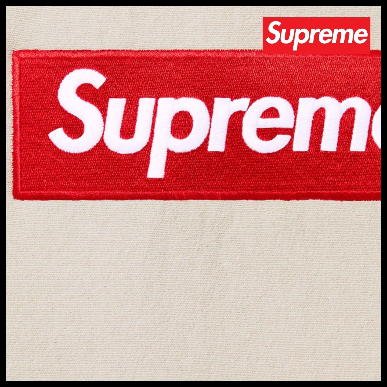 【Supreme】Box Logo Hooded Sweatshirt Stone 24FW