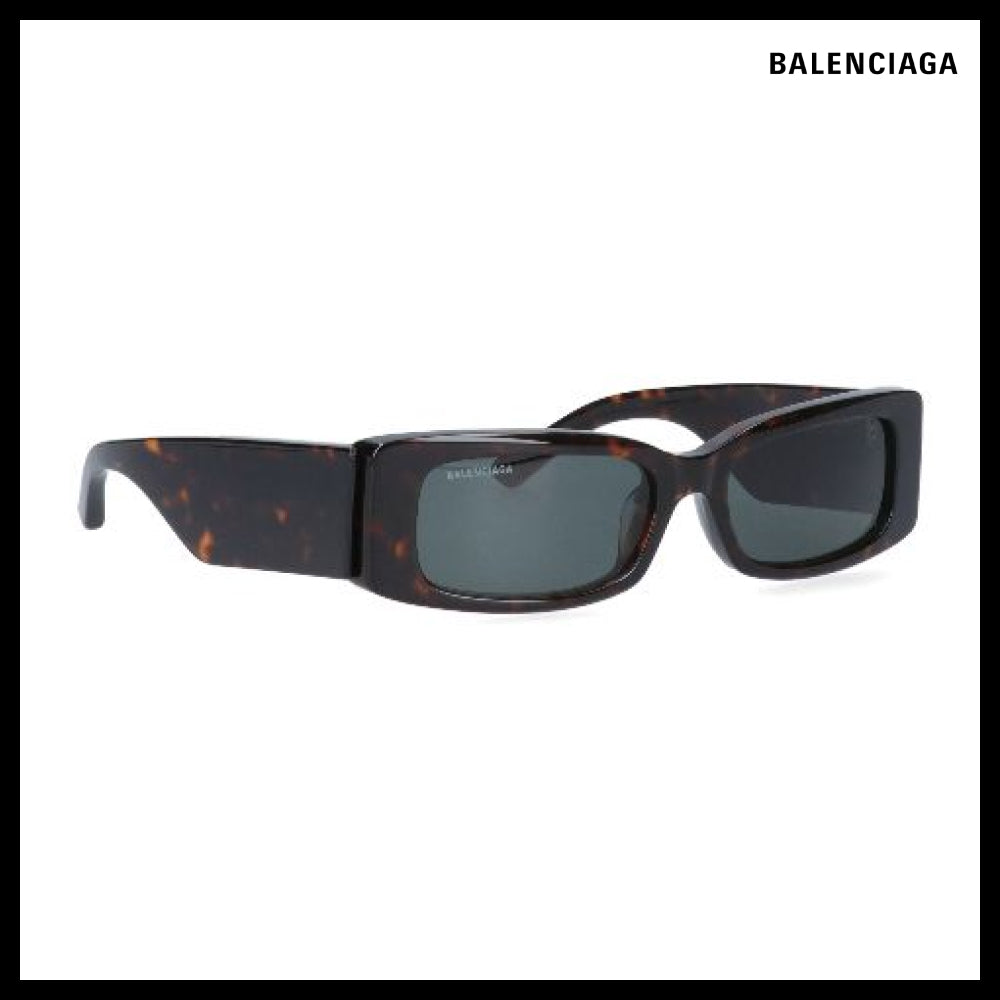 ★BALENCIAGAアウトレットセール★Rectangle Havana Sunglasses
