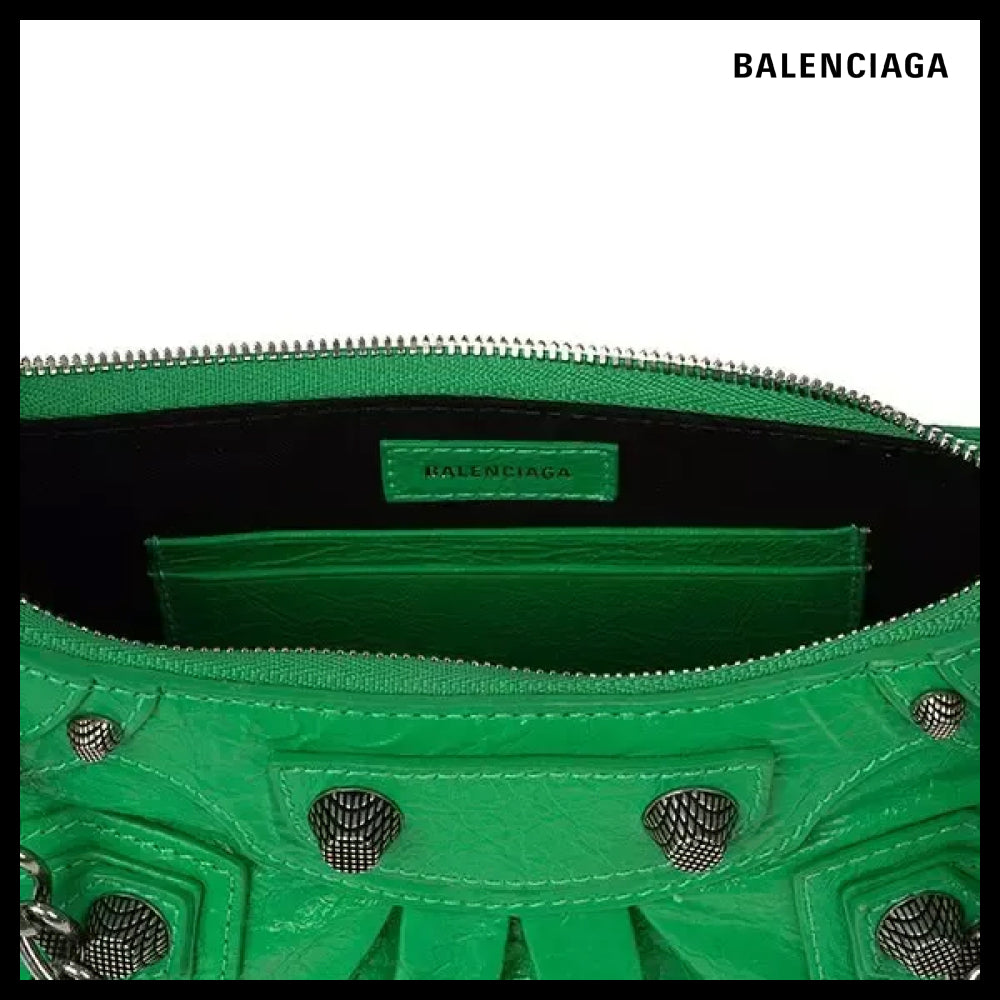 【BALENCIAGA】Le Cagole Chain Mini Women's Shoulder Bag