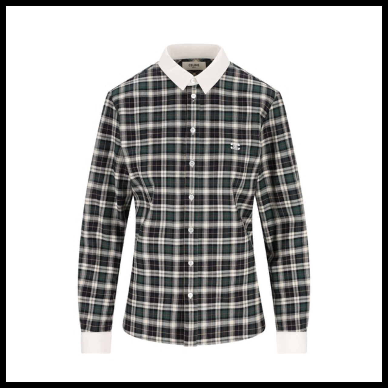 【CELINE】Green Shirt & Blouse
