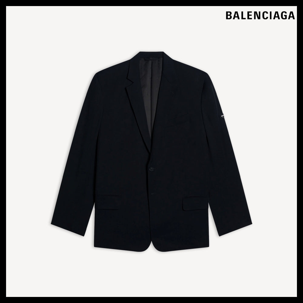 【BALENCIAGA】Washed Jacket Black