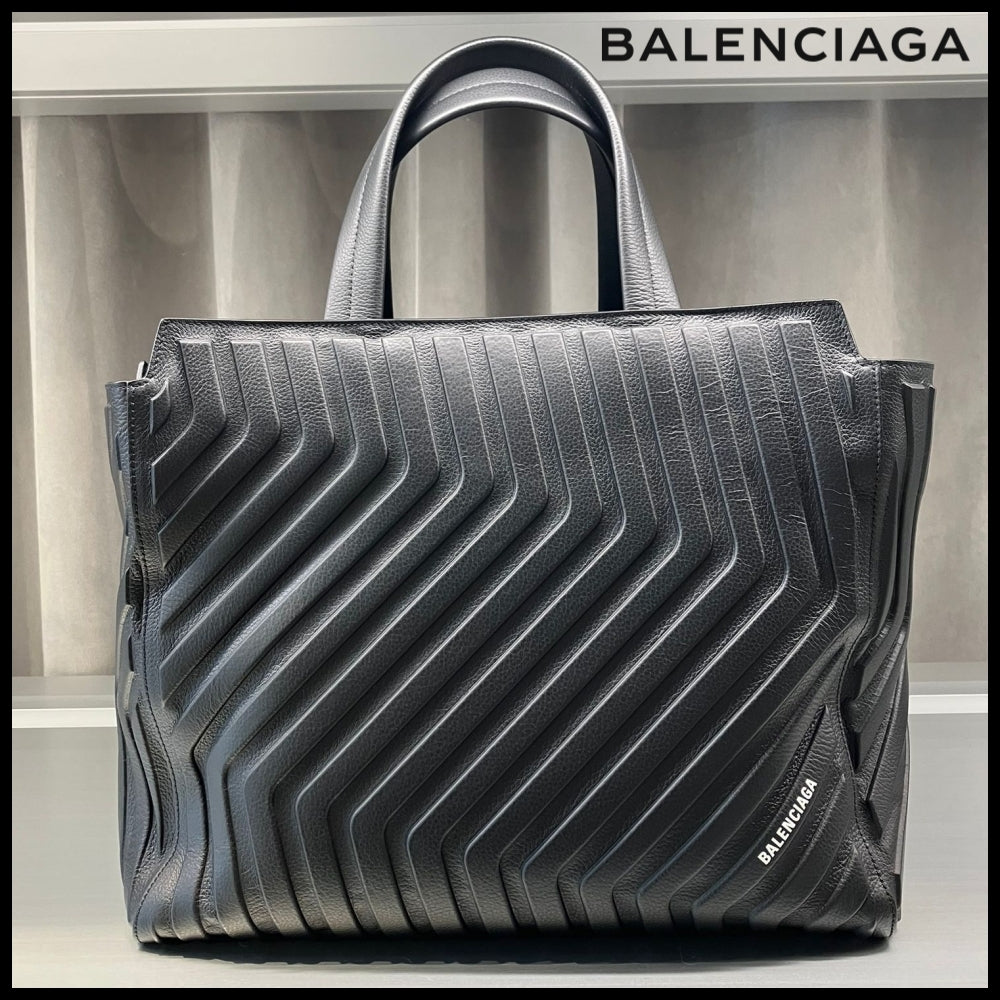 【BALENCIAGA】Car Medium East-West Tote Bag With Strap
