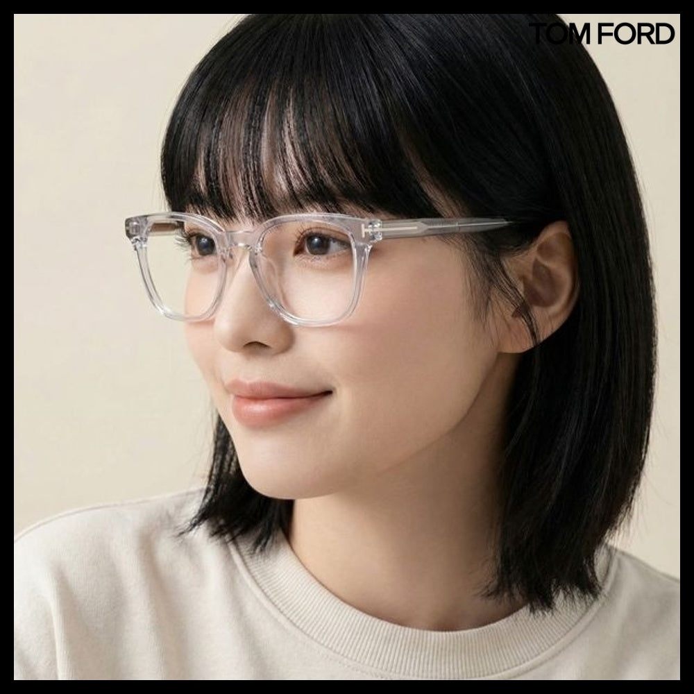 【TOM FORD】Horn-Rimmed Eyeglasses Blue Light Blocking