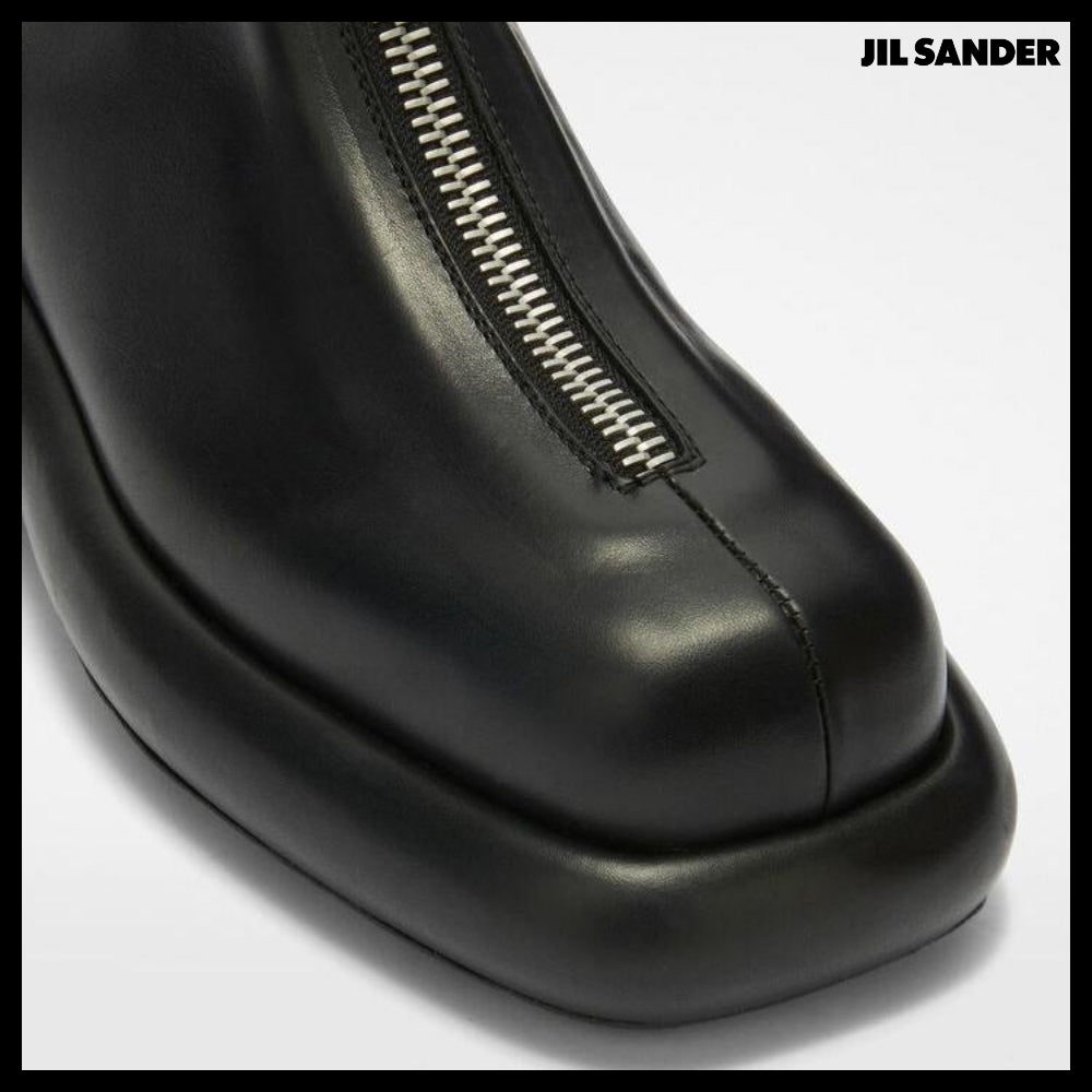 【JIL SANDER】ZIPUP CHUNKY CHELSEA BOOTS