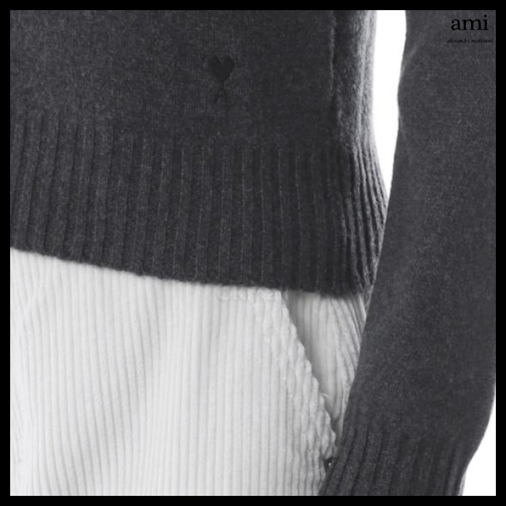 【AMI】Cashmere Ami de Coeur Cardigan