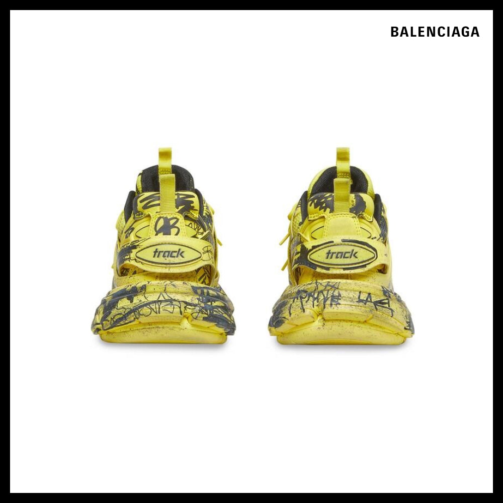 【BALENCIAGA】Track Graffiti Sneaker Yellow