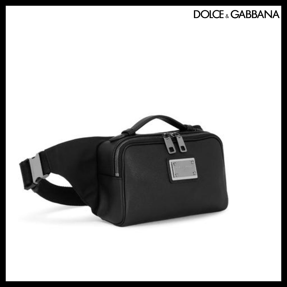 ★Dolce&Gabbanaアウトレットセール ★GRAINY CALFSKIN BELT BAG