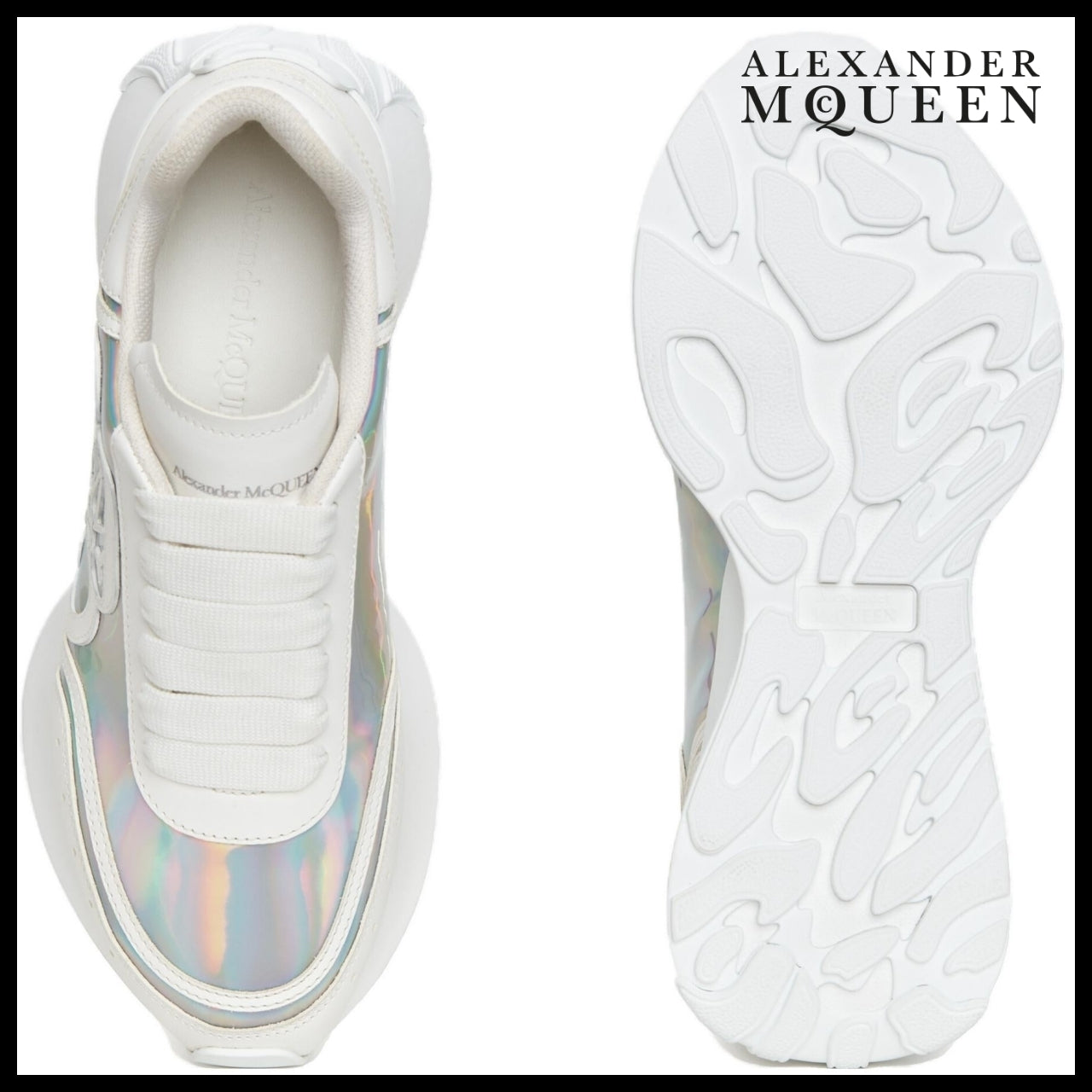 【Alexander Mcqueen】Sprint Runner White Multicolor