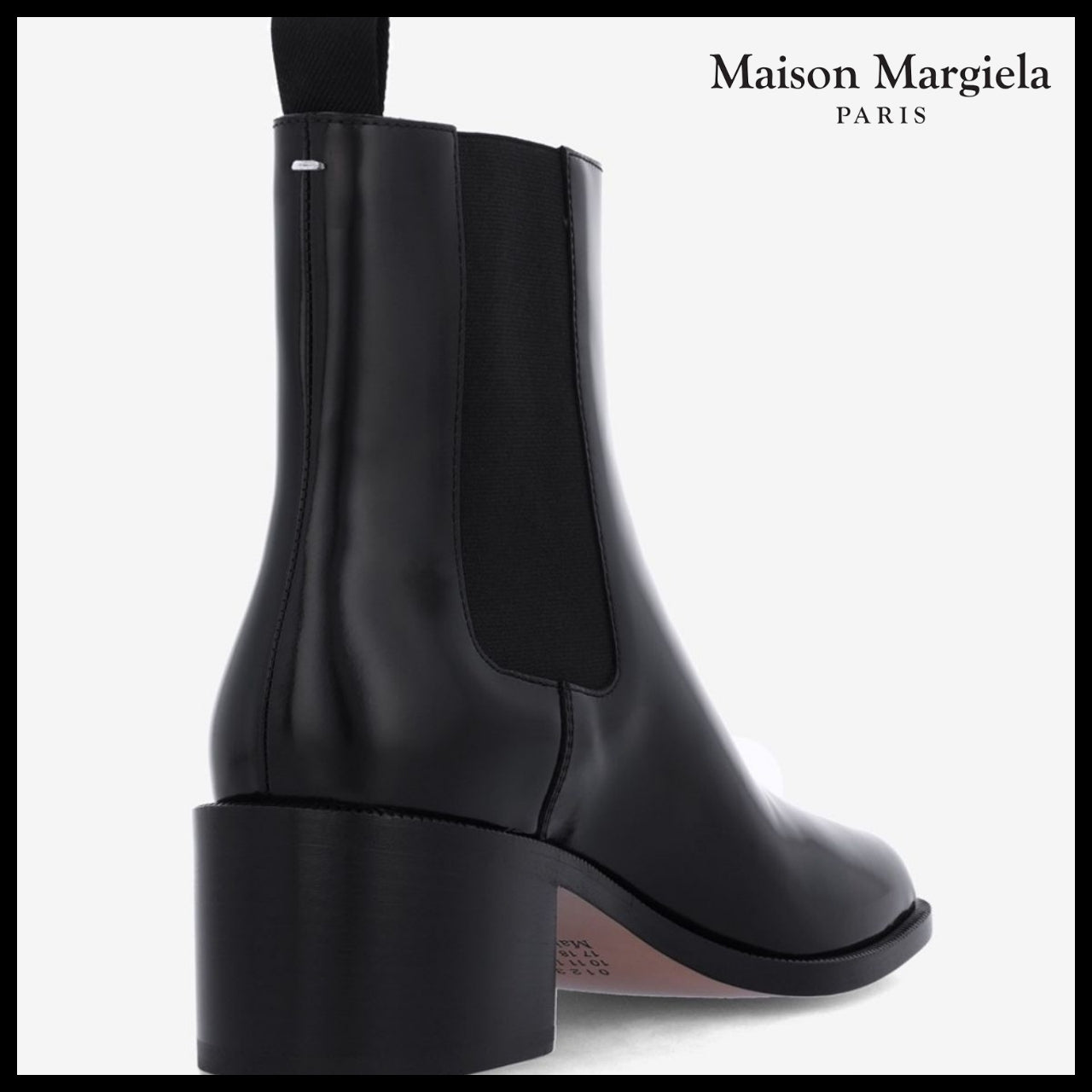 【Maison Margiela】Tabi City Chelsea Boots Black