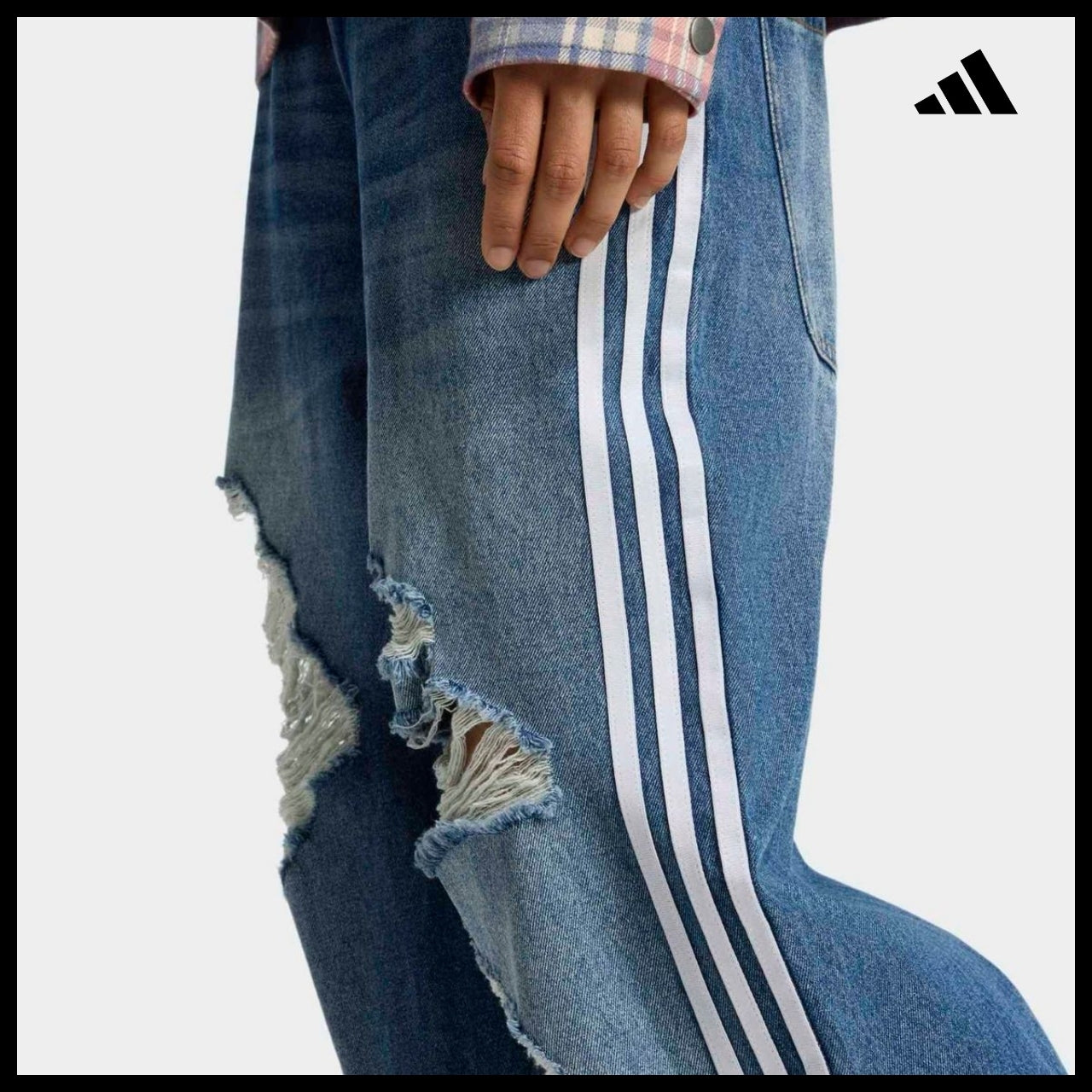 【ADIDAS】Denim Pants  Blue Denim