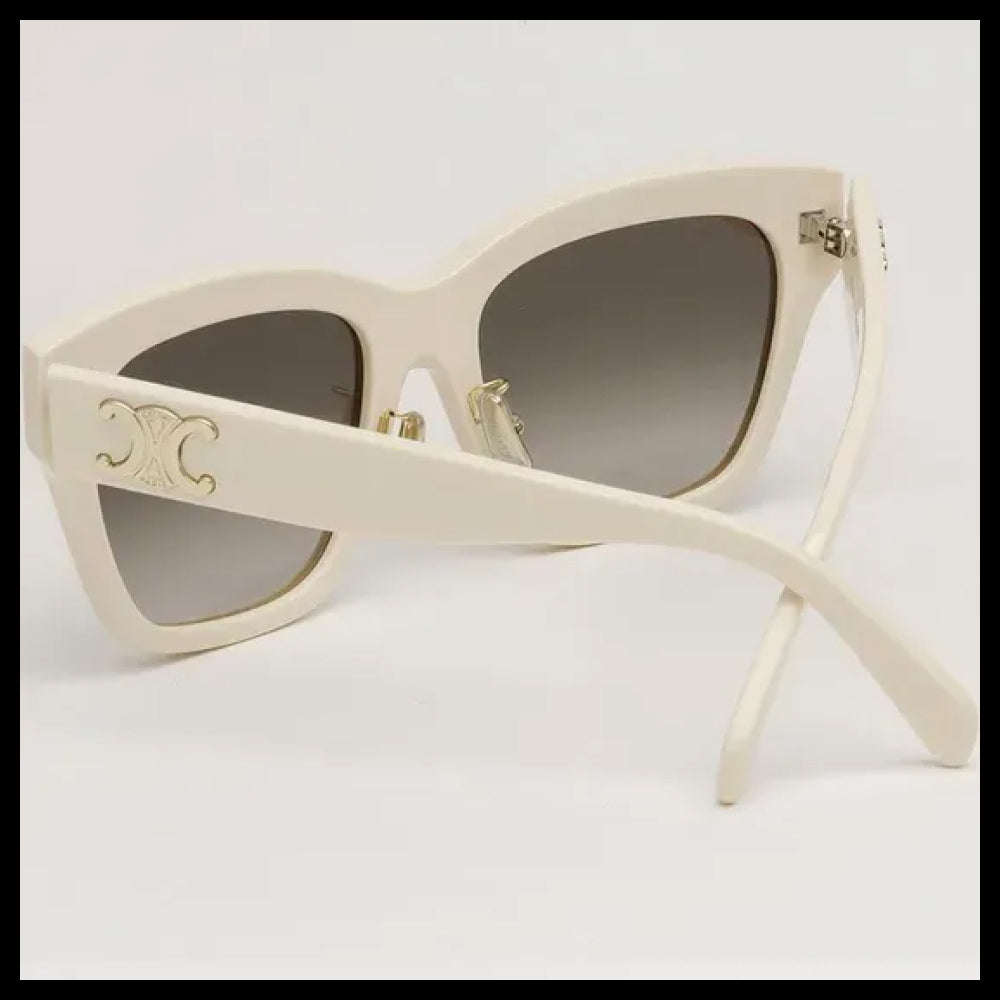 【CELINE】Butterfly Ivory Horn-Rimmed Sunglasses