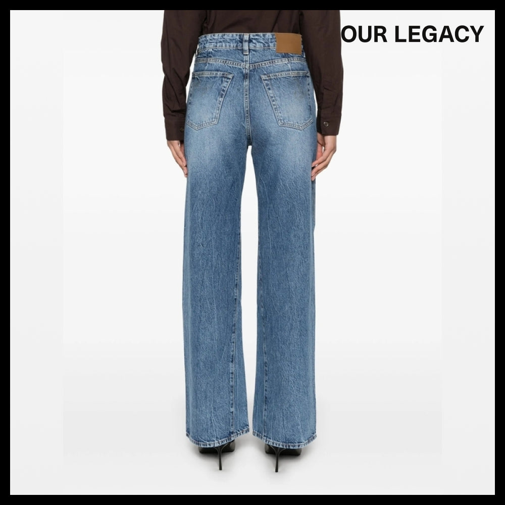 【OUR LEGACY】Travelcut Wide Denim Pants