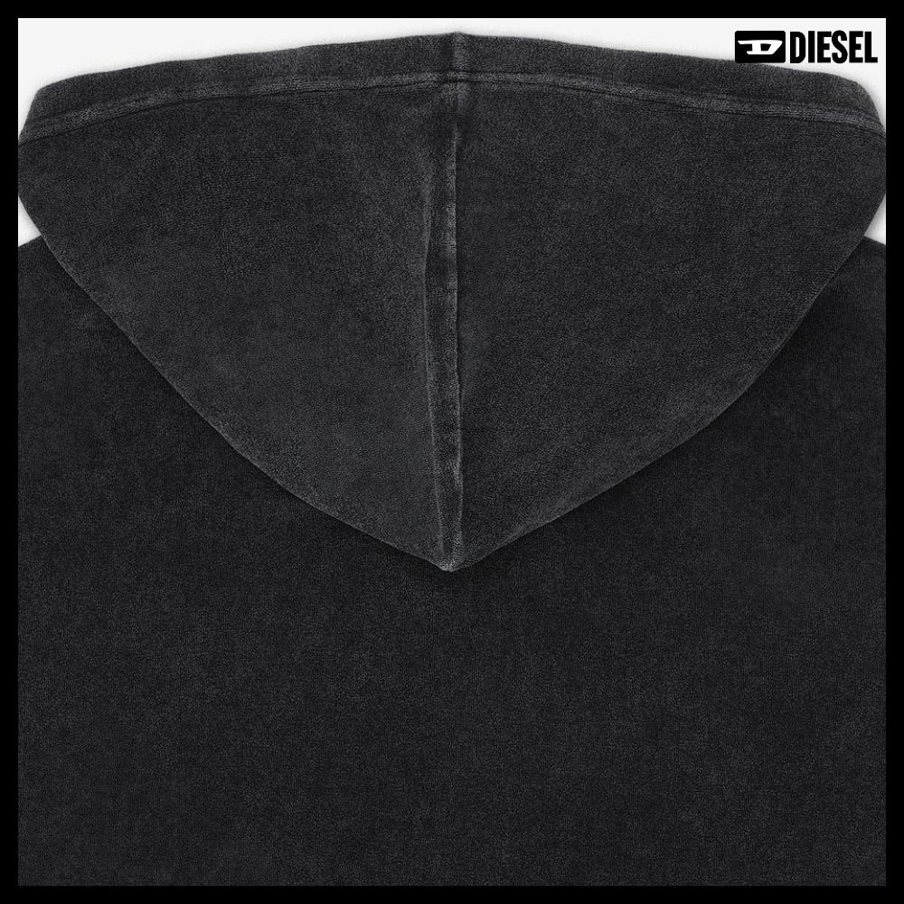 【DIESEL】Aruba Hooded Swim Vest - Black
