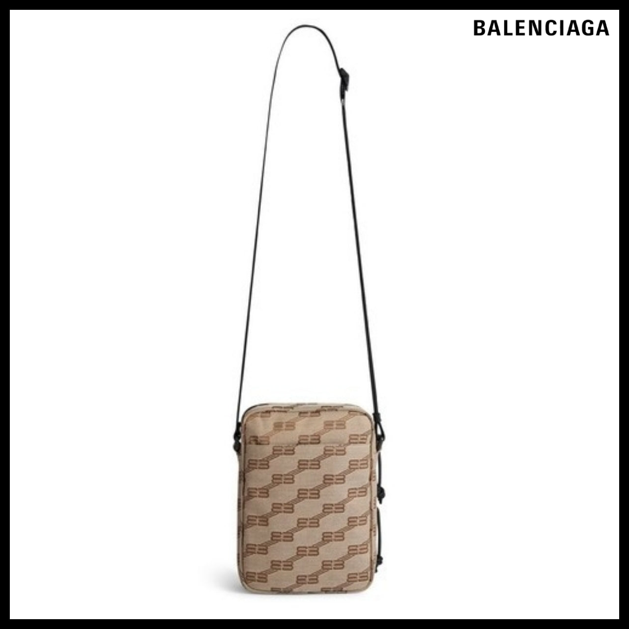 【BALENCIAGA】Signature BB Monogram Jacquard Canvas