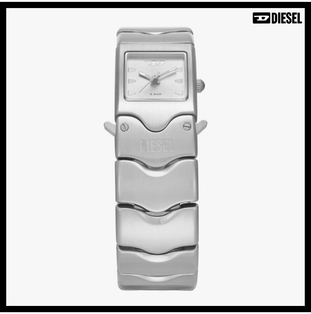 【DIESEL】Closer Square Women’s Metal Watch
