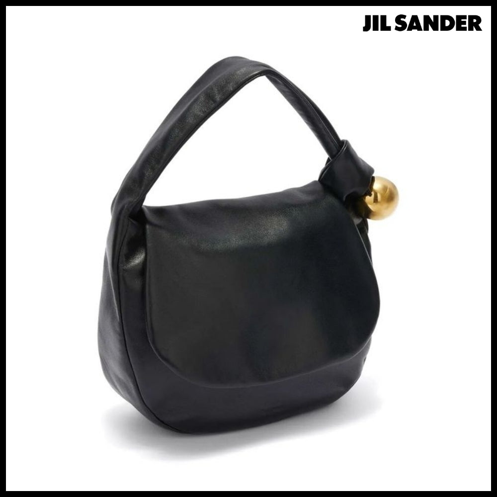 【正規品】【Jil Sander】Black Sphere Handbag