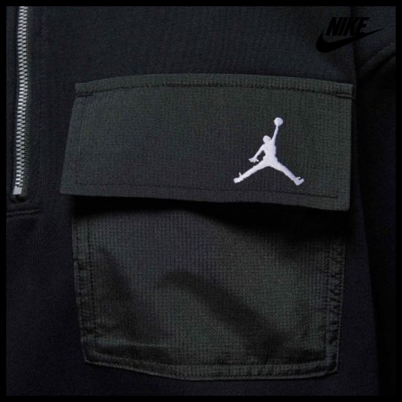 【NIKE】Brooklyn Fleece 1/4 Zip Hike Mike Top W Black