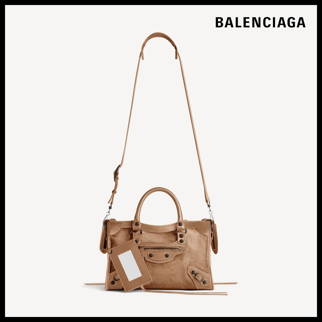 【BALENCIAGA】Le City Bag Small Biscuit