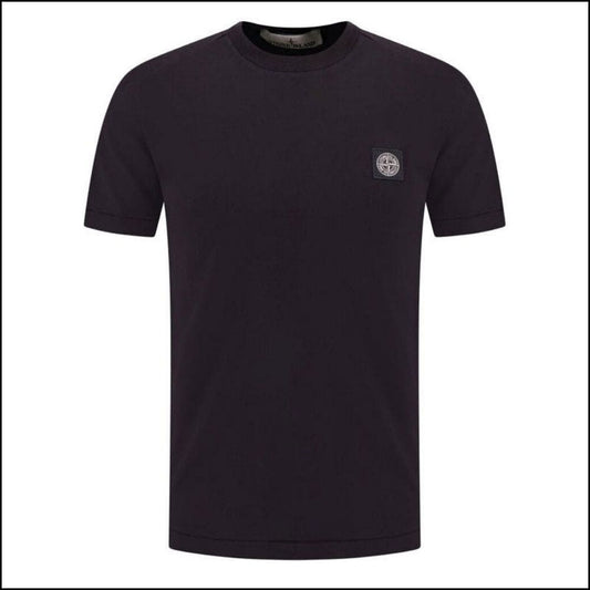 ◆STONE ISLAND◆COTTON JERSEY SHORT SLEEVE T-SHIRT BLACK