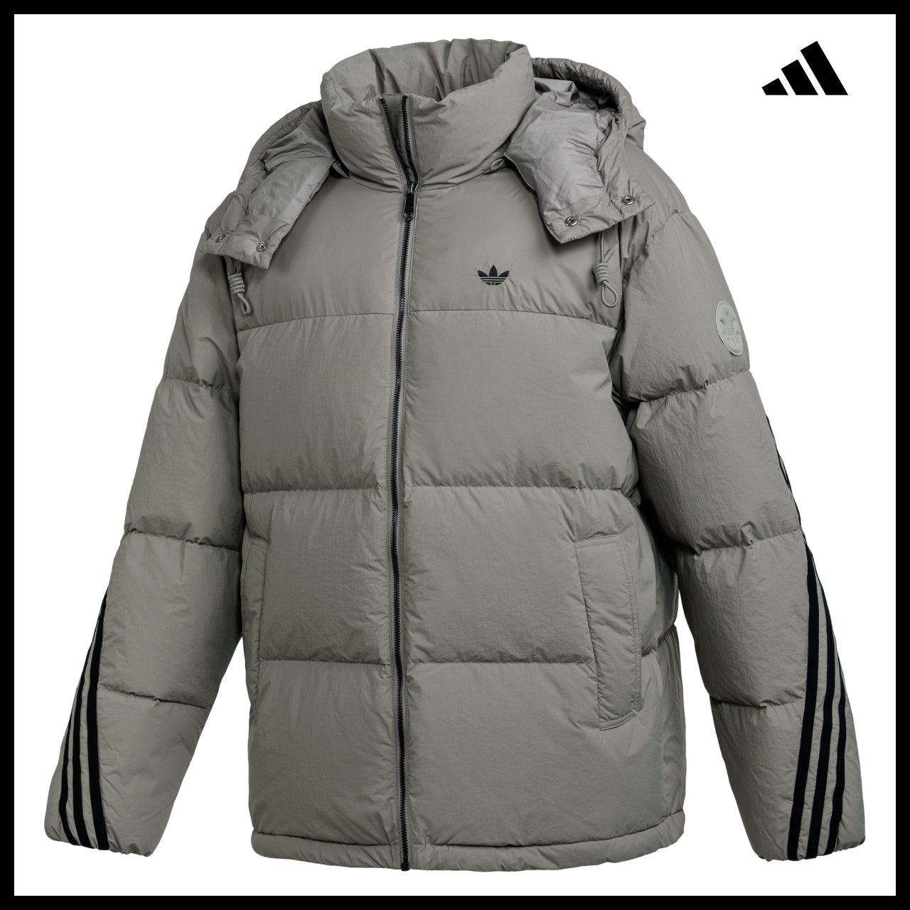 【ADIDAS】3S Puffer Jacket Putty Beige