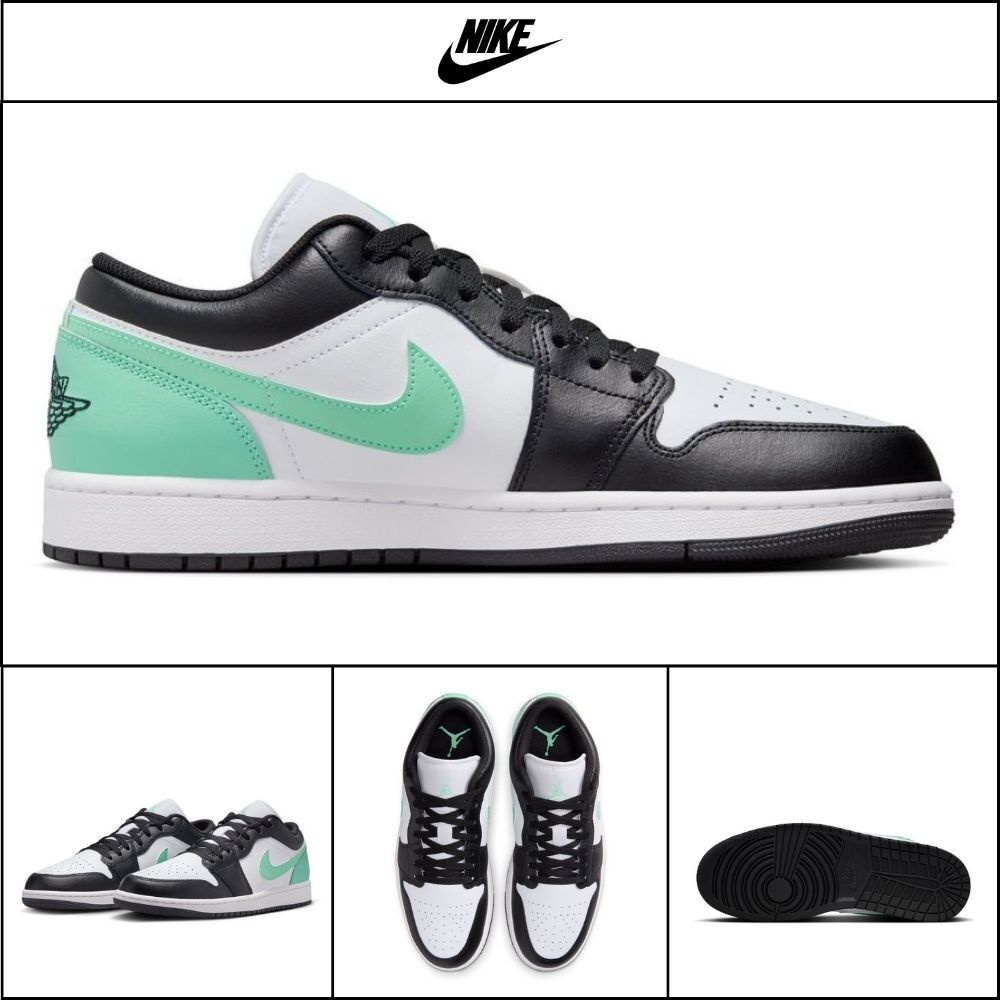 【NIKE】AIR JORDAN 1 Low Green Glow