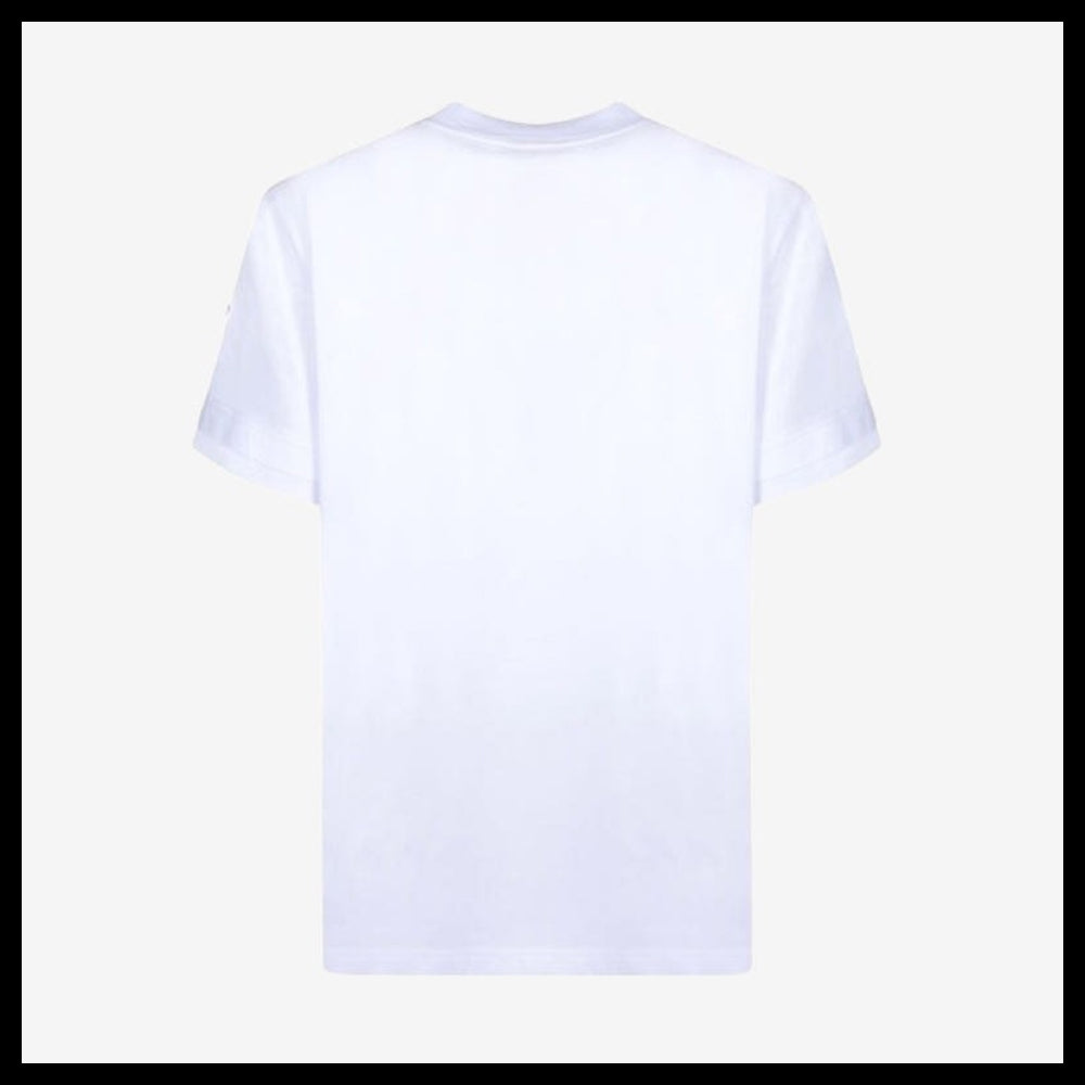 【MONCLER】Lettering Embroidered Logo Short Sleeve T-Shirt