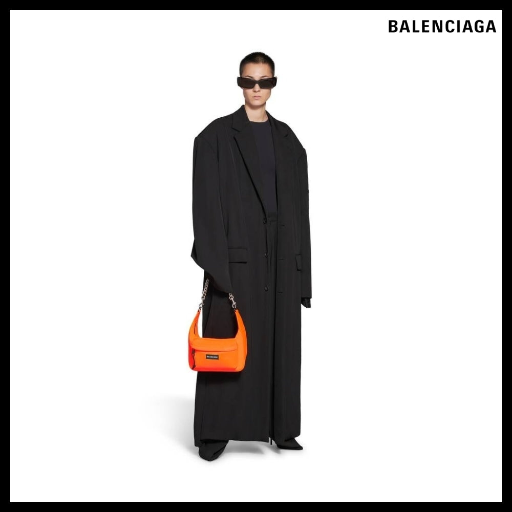 【BALENCIAGA】Raver Medium Bag with Chain - Fluo Orange