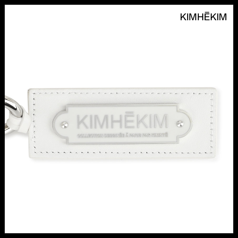 【kimhekim】Monroe Logo Key Ring White
