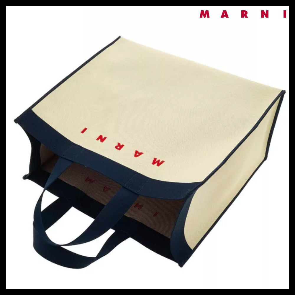 【MARNI】Jacquard Shopping Tote Bag