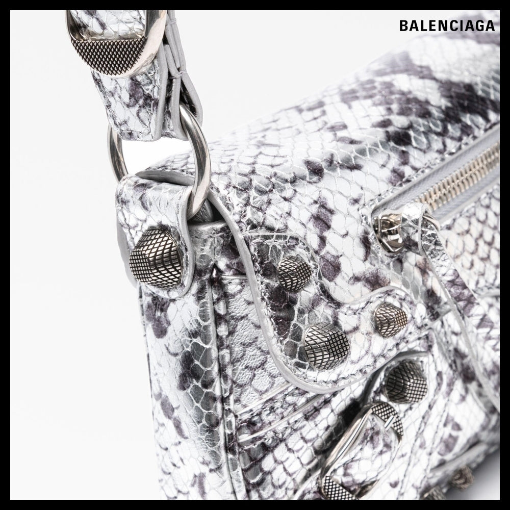 【BALENCIAGA】Le Cagole Small Sling Bag in Silver