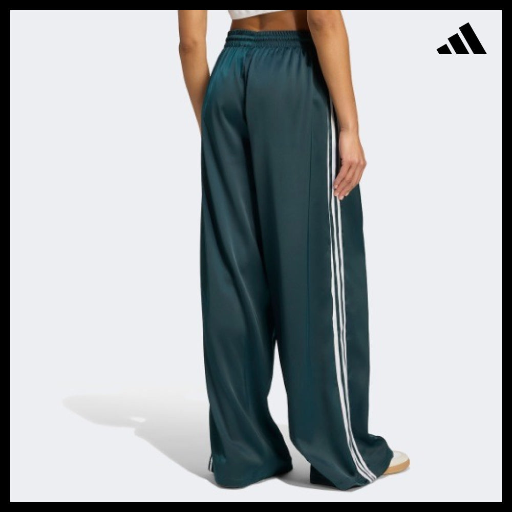 【adidas】Adicolor Satin Wide-Leg Track Pants AURIVY