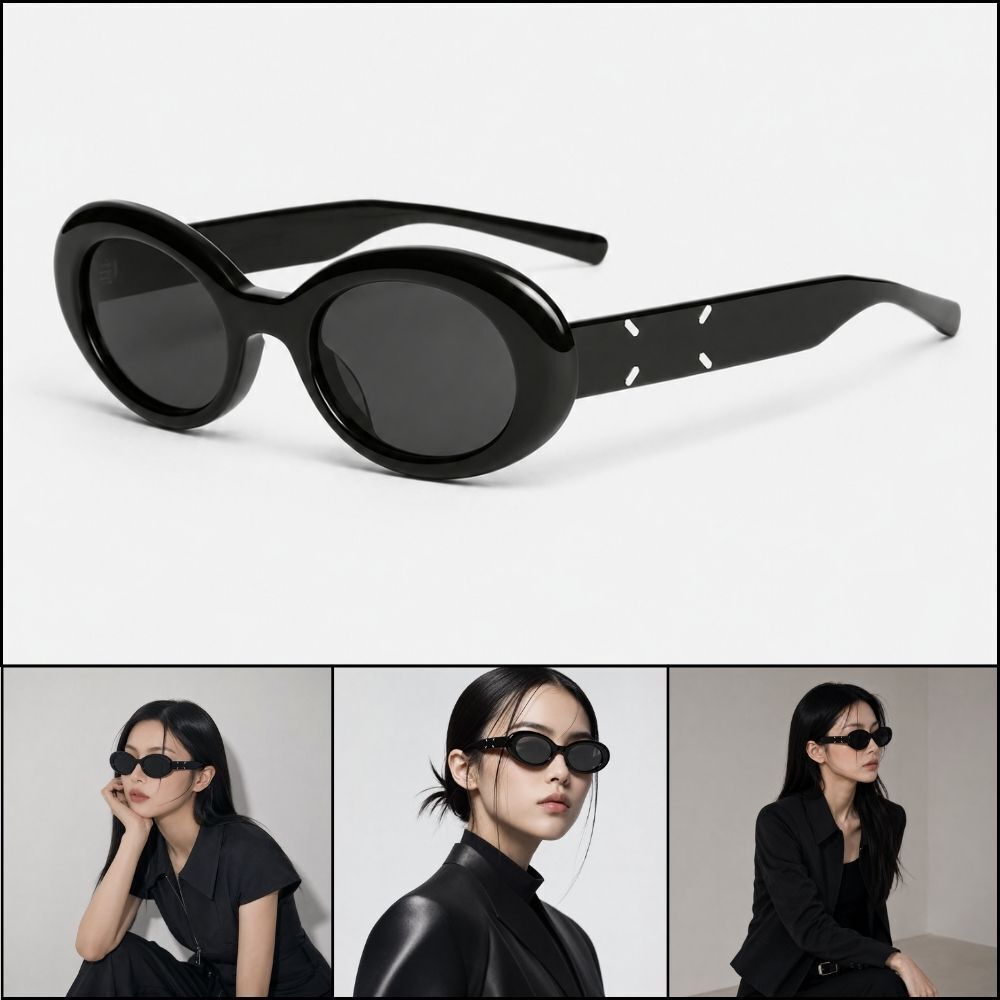【GENTLE MONSTER x MAISON MARGIELA】MM005 Black Black