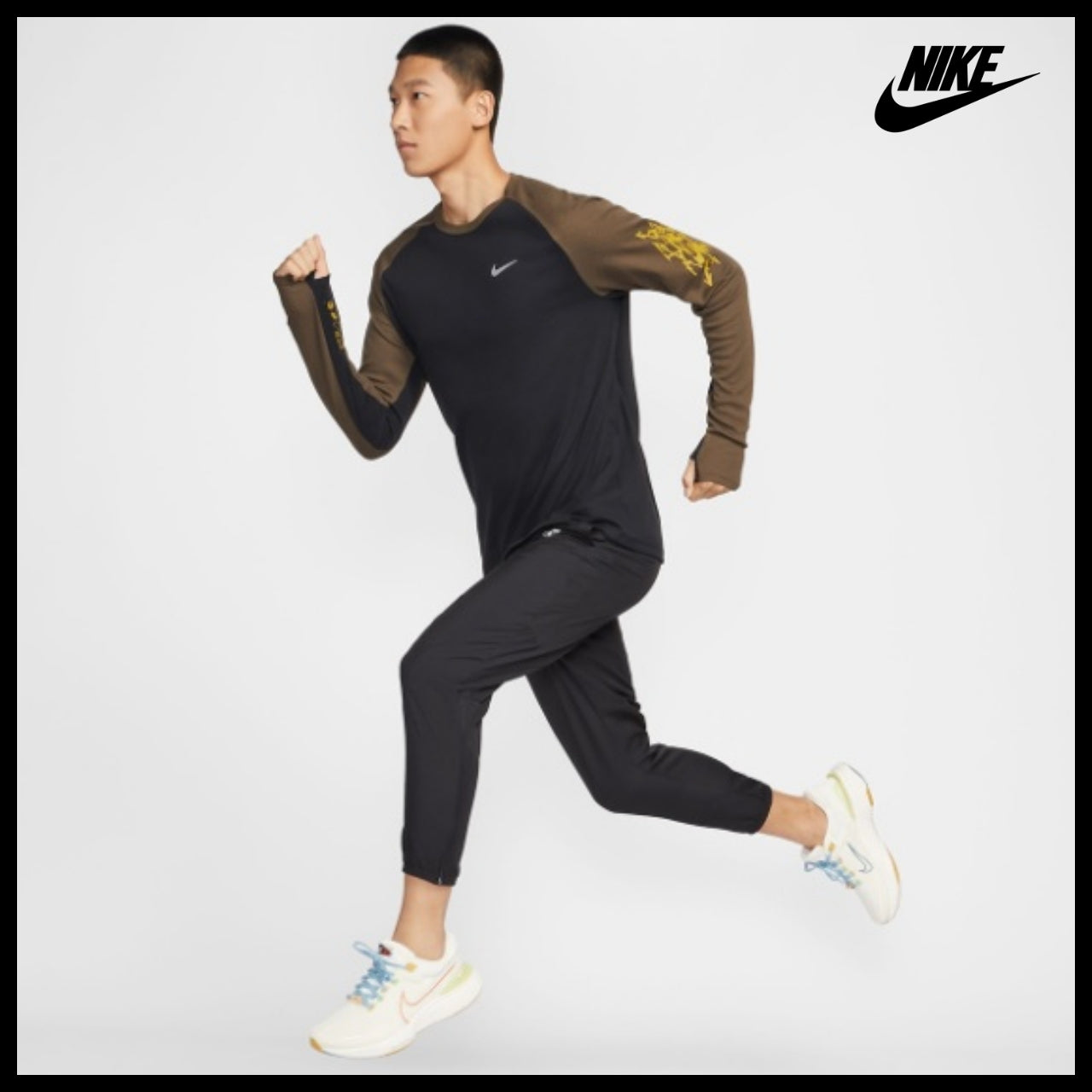 【Nike】CLUB DRY FIT STRIDE MEN'S WAFFLE CREWNECK SWEATSHIRT