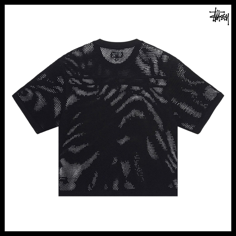 【STUSSY】Team Cotton Mesh Black