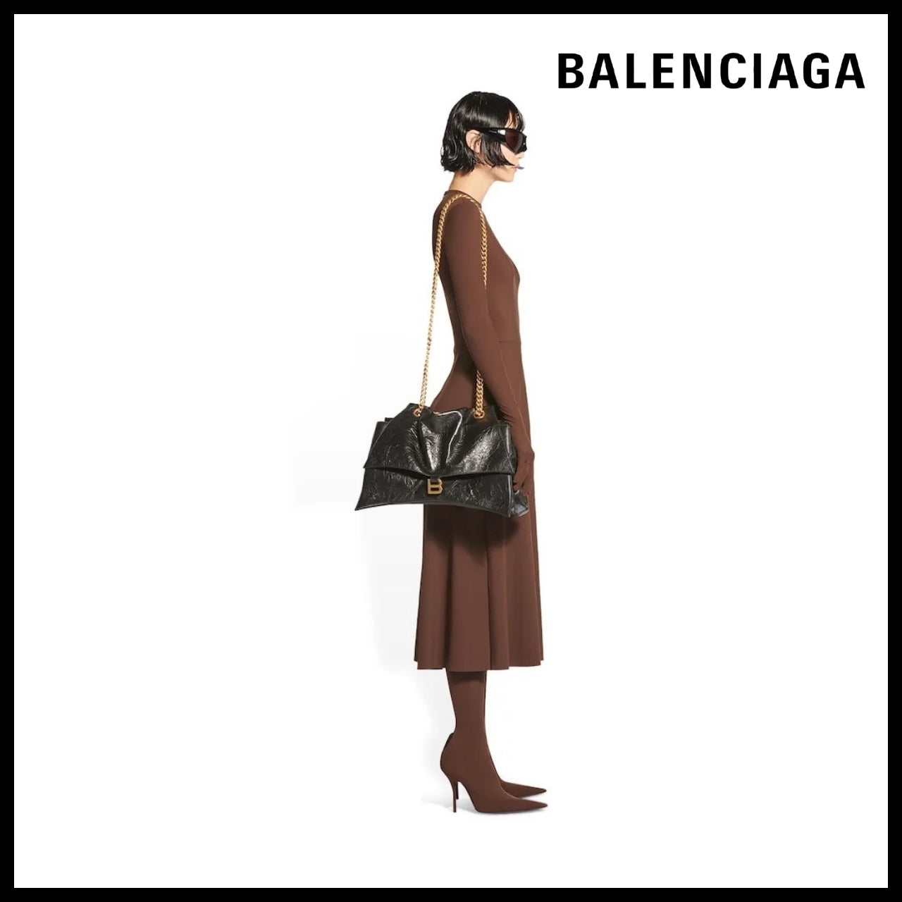 ★BALENCIAGAアウトレット セール ★Crush Large Chain Bag