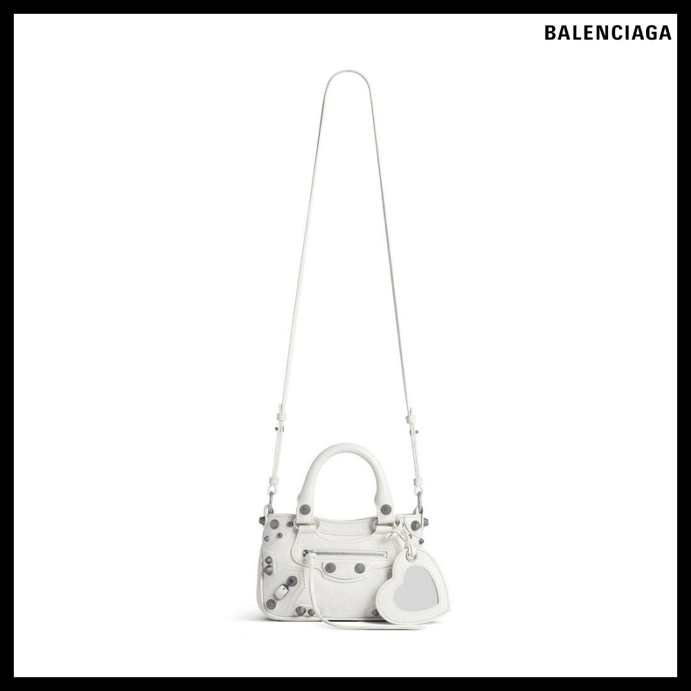 【BALENCIAGA】Neo Cagole Mini Tote Bag White